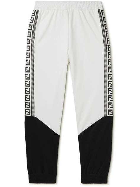 fendi white sweatpants|Fendi jumpsuit for men.